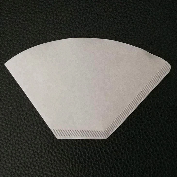 Coffee Paper Filters Disposible For Coffee Machine Filter Paper Natural Coffee Fan Shape Coffee Paper
