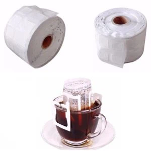 180mm صديقة للبيئة مصنوعة يدويًا فلتر القهوة ورقة التعبئة التلقائية لفة Haning Ear Coffee Filter