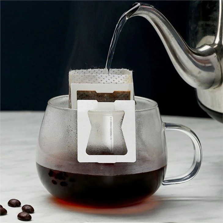 Disposable Coffee Filter Bags Portable Hanging Ear Style Coffee Filters Eco-Friendly Paper Bag For Espresso Coffee